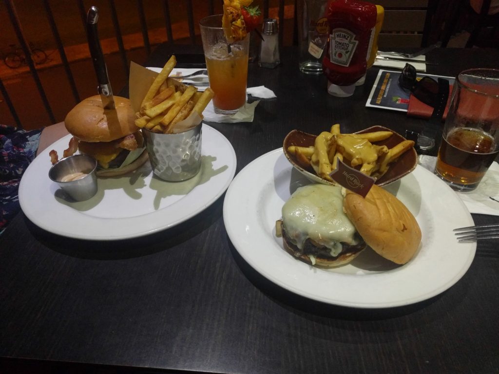 Burgers au Hard Rock Café