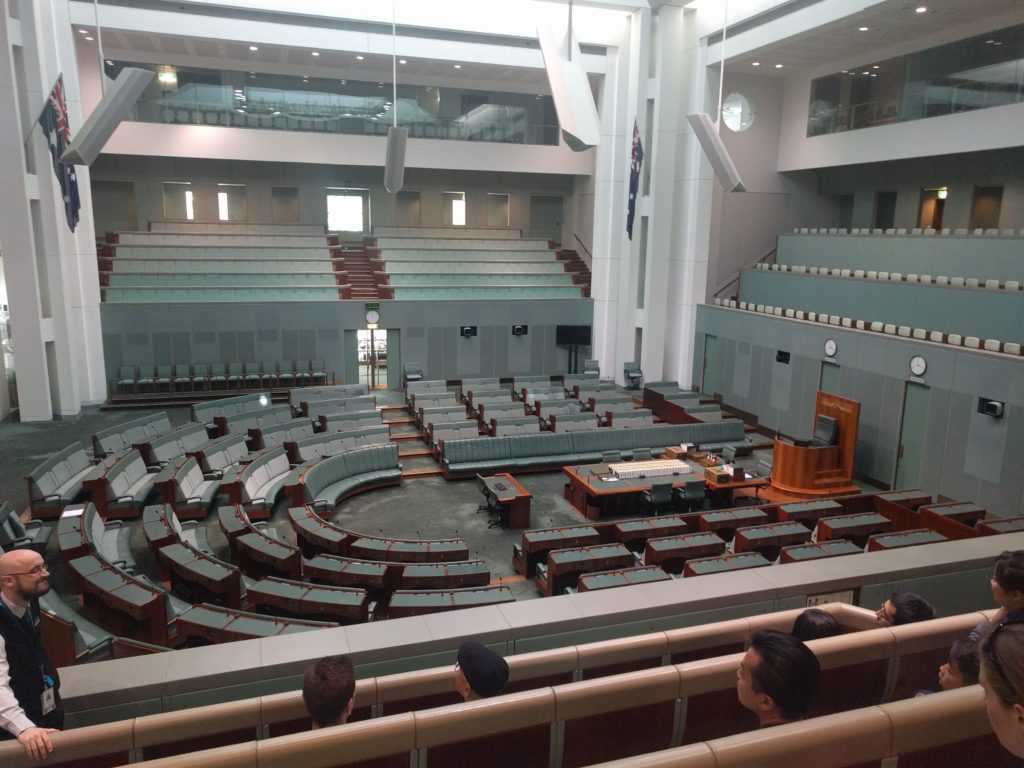 La chambre des representatives (députés)