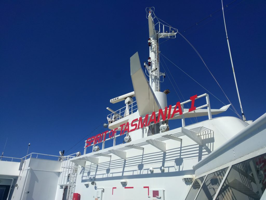 Spirit of Tasmania I, notre ferry à l'aller