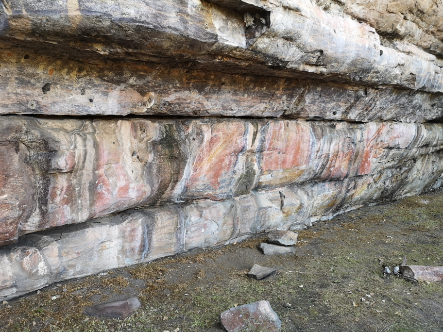 Fresques réalisées par des aborigènes il y a plusieurs milliers d'années