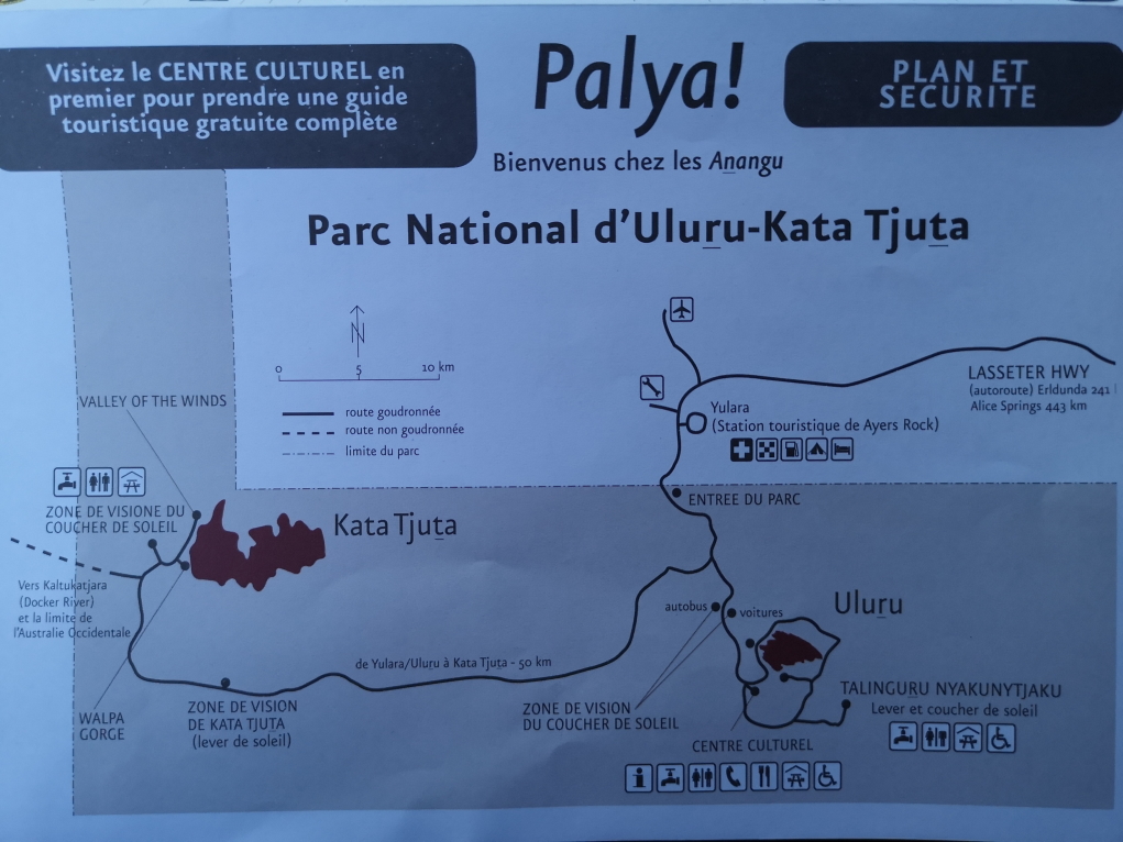 Plan du Parc National