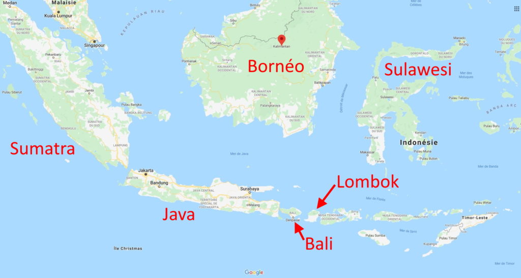 L'île de Java - Indonésie