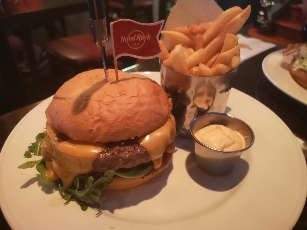 Le Legendary Burger, quasiment comment à tous les HardRock Cafés
