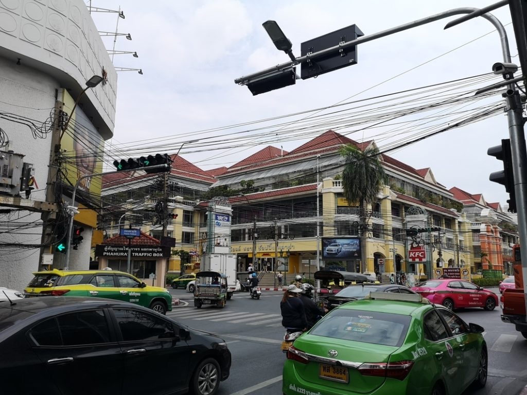 Une intersection à Bangkok
